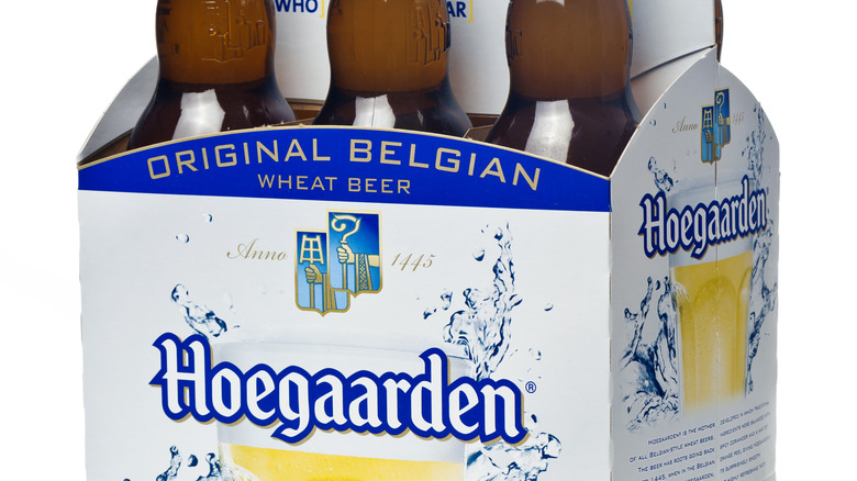 Six pack of Hoegaarden