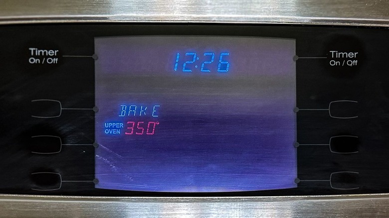 Oven preheated to 350 F
