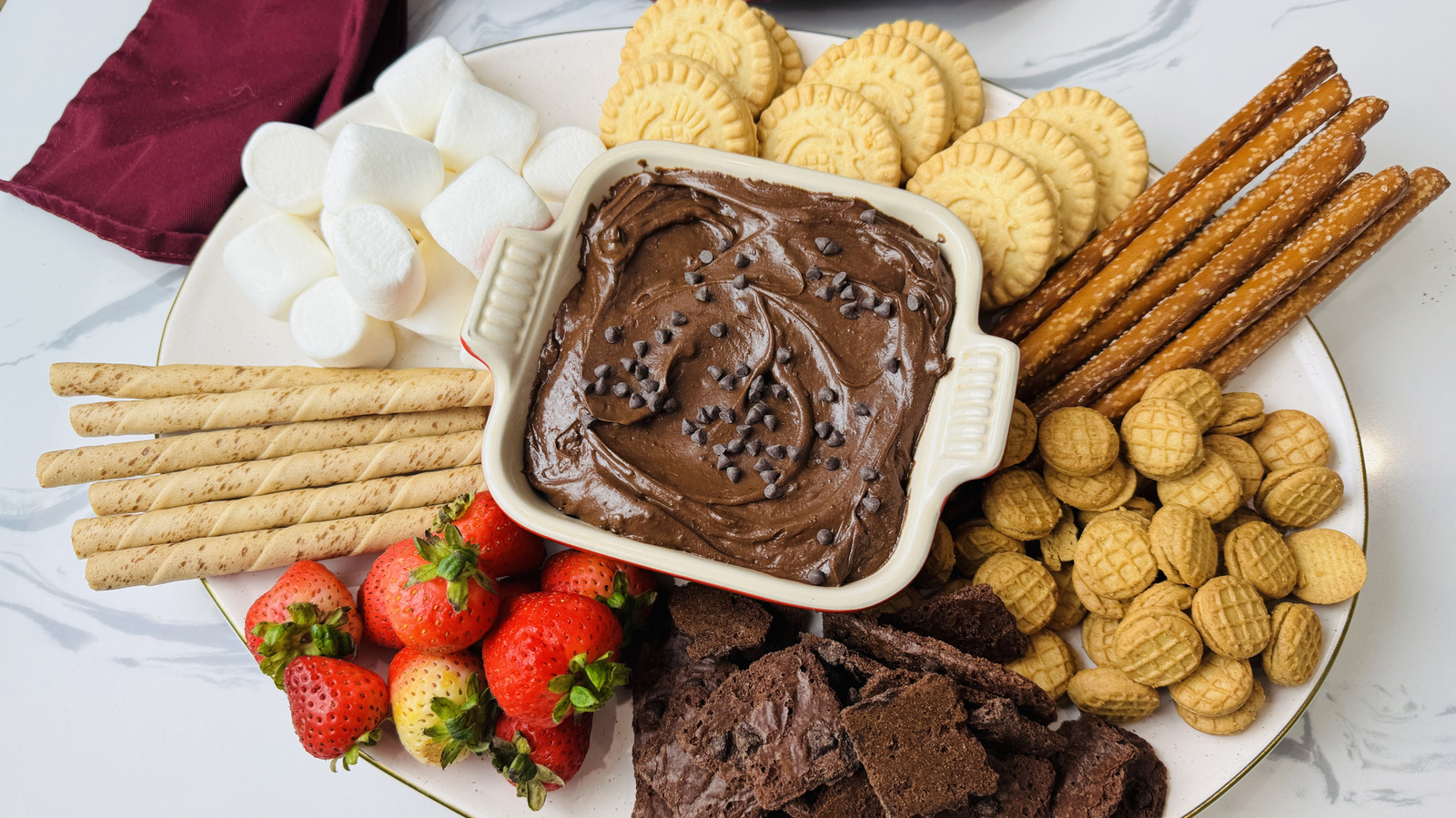 Brownie-Teig-Dip-Rezept
