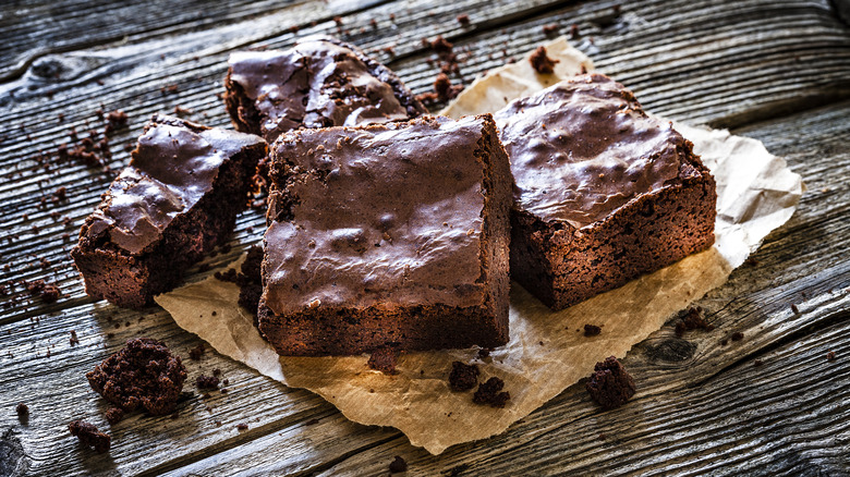 homemade brownies