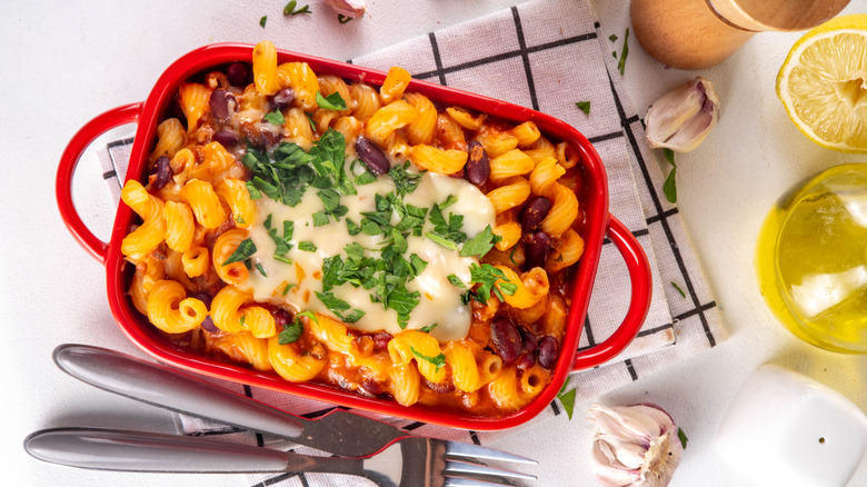 Mac and cheese with