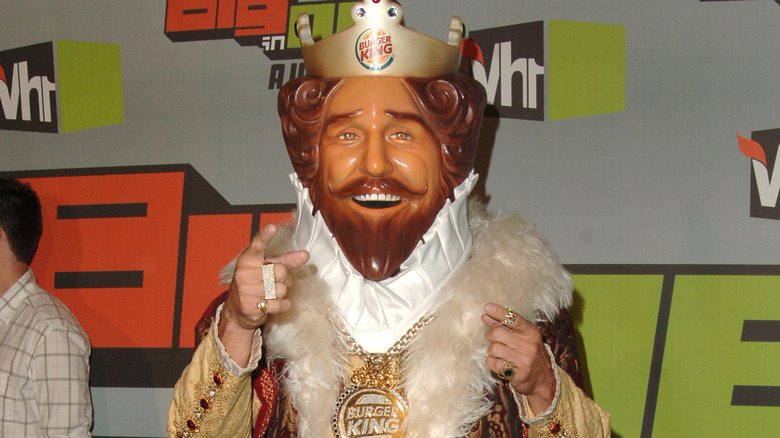 The Burger King king mascot.