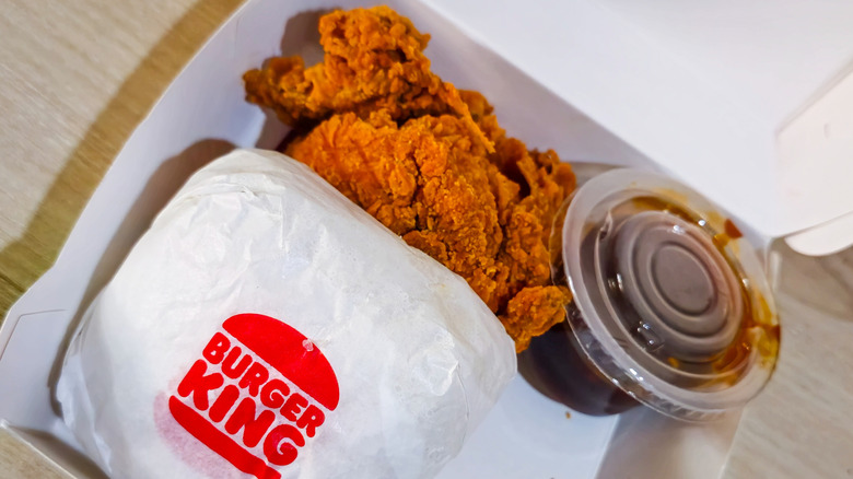 Burger King King Box With Chicken Tenders