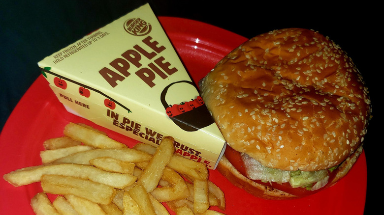 A BK Meal with a Dutch Apple Pie