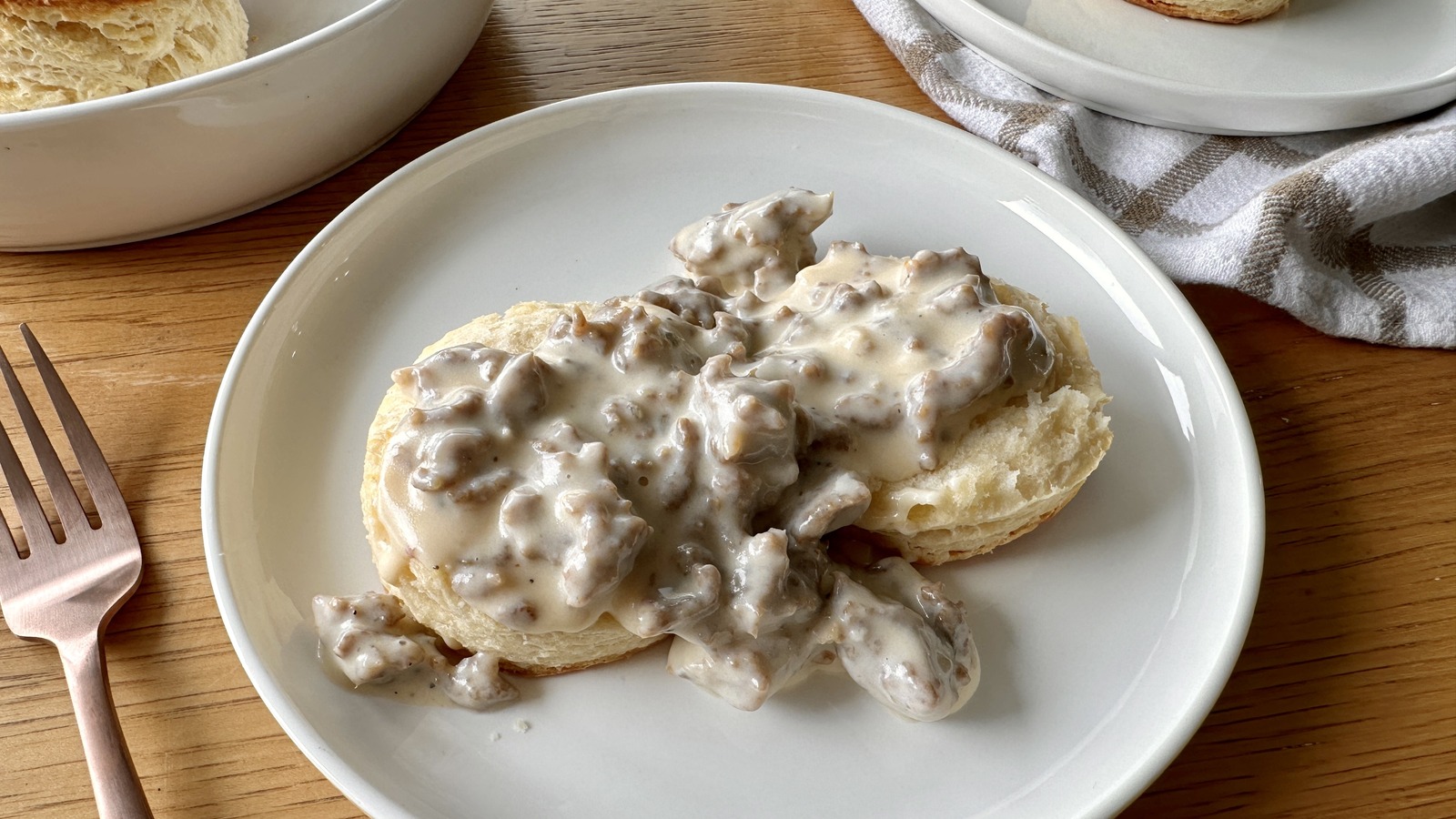 Buttermilk Biscuits And Sausage Cream Gravy Recipe
