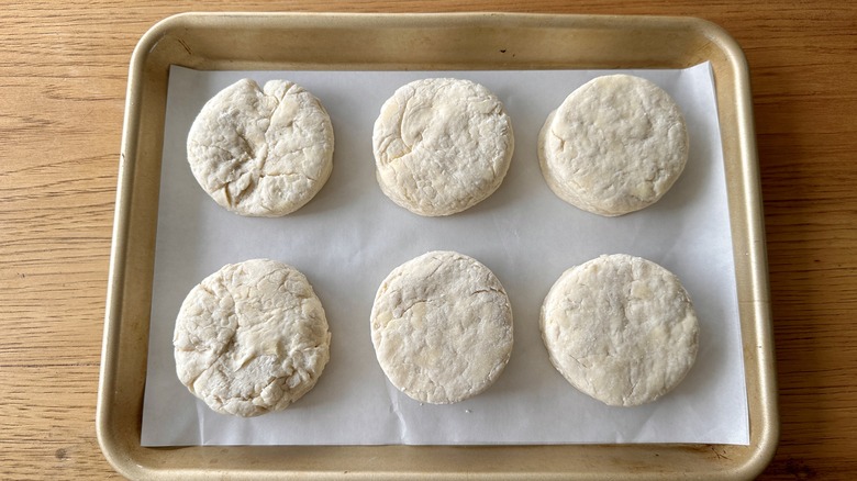 Transfer to baking sheet