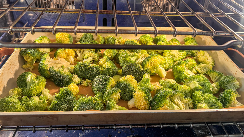 broccoli in oven