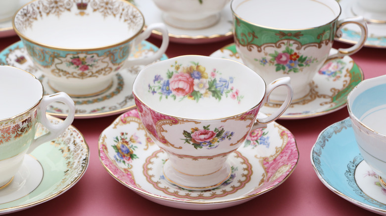 Vintage China tea cups.