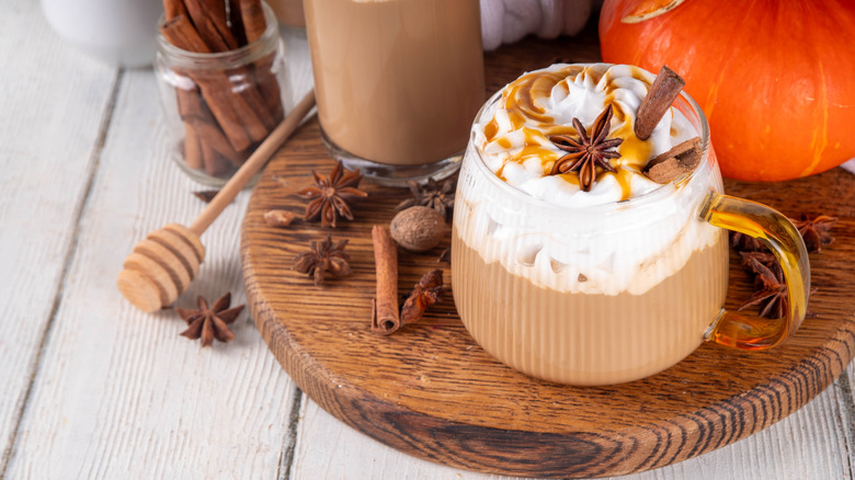 Pumpkin spice coffee