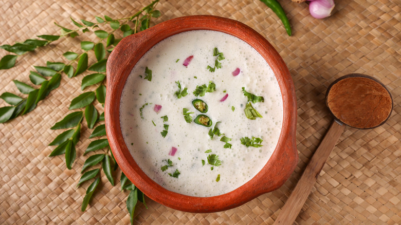 Indian spiced buttermilk chaas