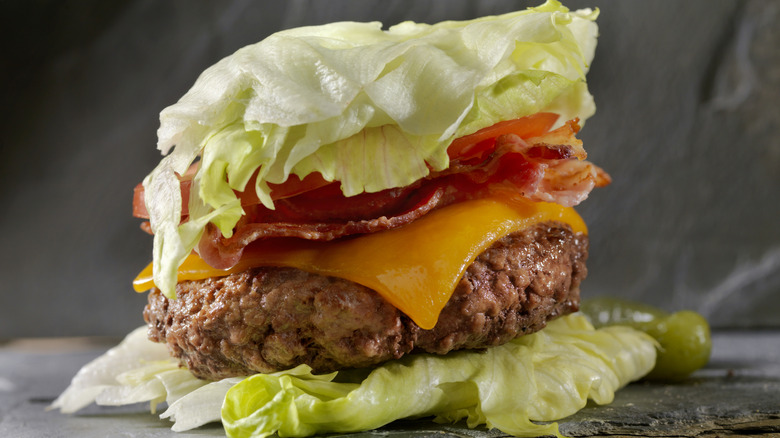 lettuce wrapped burger