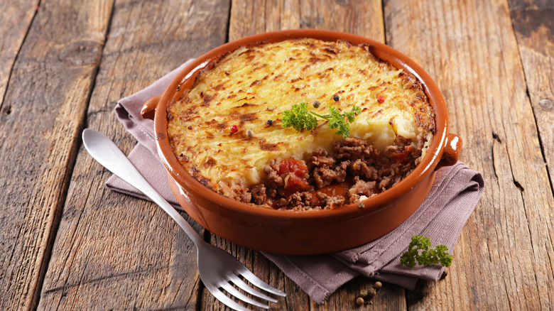 Bowl of shepherd's pie