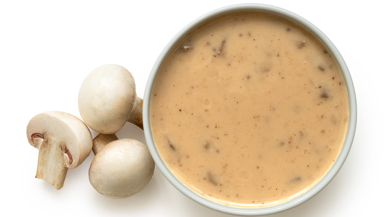 Cream of mushroom soup