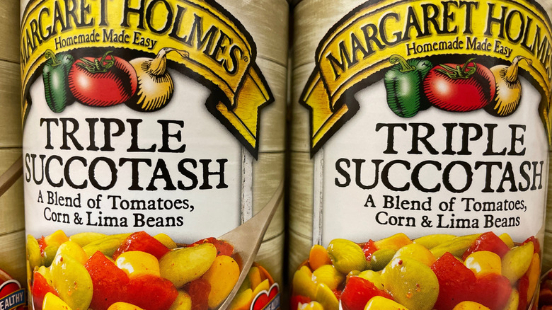 Retail store Margaret Holmes canned vegetables Triple Succotash
