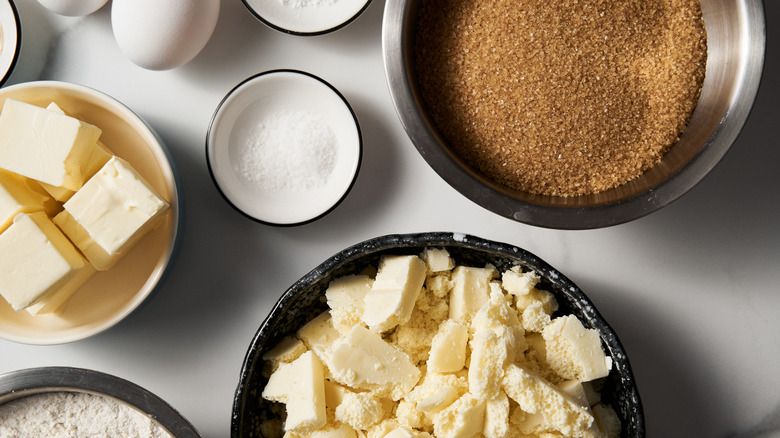 blondie ingredients including white chocolate