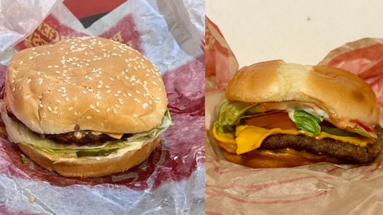 Single Famous Star and Jumbo Jack side by side
