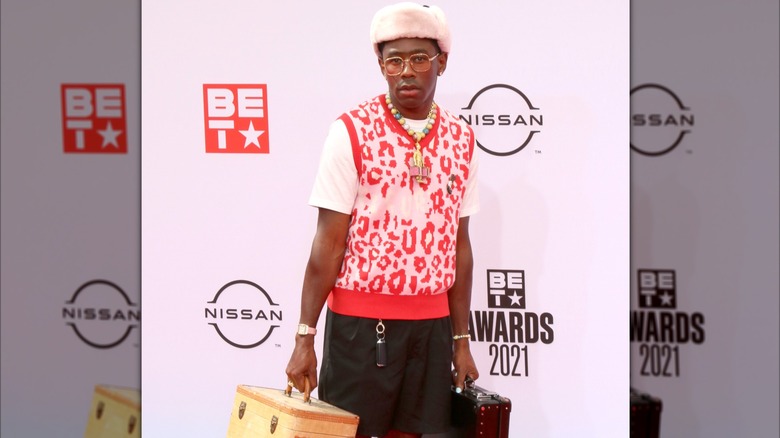 Tyler, the Creator on the red carpet