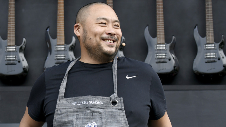 David Chang at a culinary event