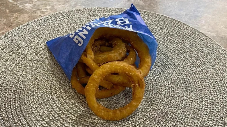 An order of onion rings from Culver's fast food restaurant