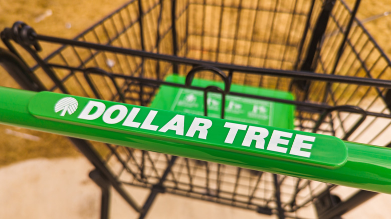Dollar Tree shopping cart
