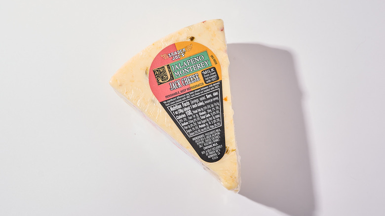 Monterey Jack cheese on a table