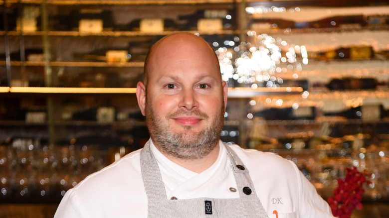 Chef Dan Kluger portrait in chef whites