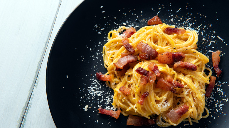 Luxurious Roman pasta Carbonara