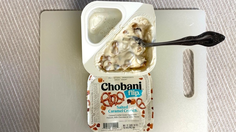 Salted Caramel Crunch Chobani Flip