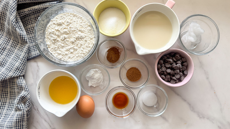 Cinnamon churro pancake recipe ingredients