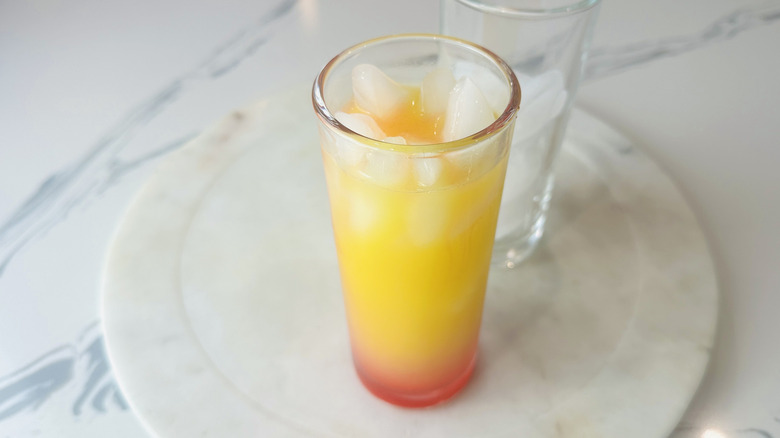Tequila Sunrise in glass