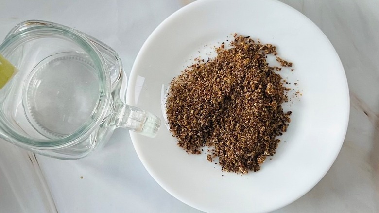 Tajin seasoning on a plate