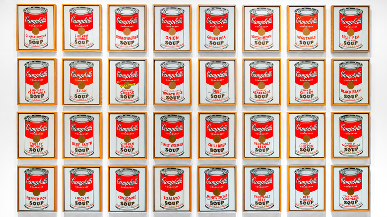 Andy Warhol Campbell's paintings
