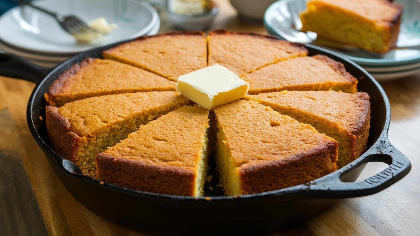 How To Cook Cornbread In The Skillet Or Cast Iron