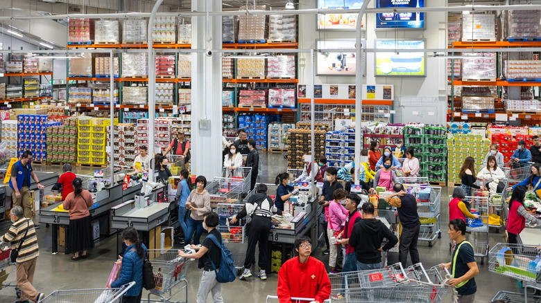 Costco checkout area