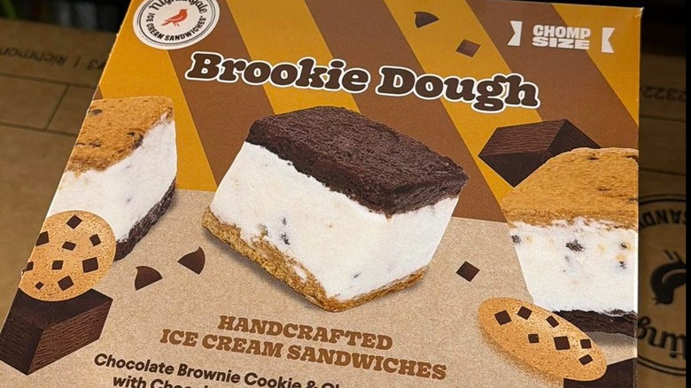 Box of Nightingale Chomps Brookie Dough Ice Cream Sandwiches