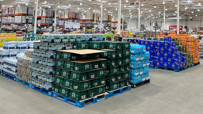 The interior of a Costco Business Center