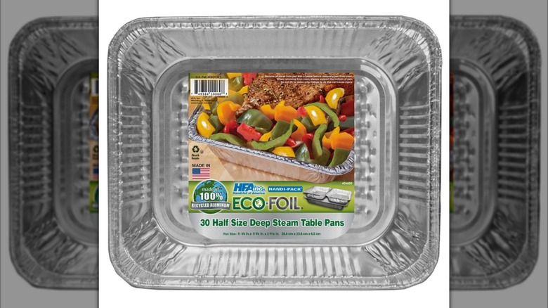 Disposable roasting pan