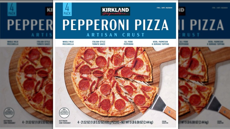 Kirkland Signature pepperoni pizzas
