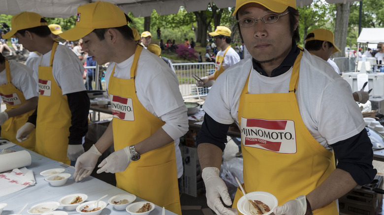 Ajinomoto gyoza at Japanese food festival