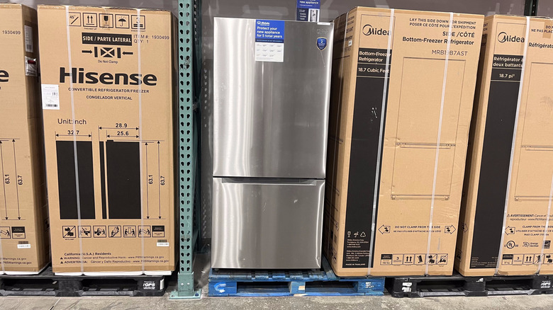 Kitchen appliance section at Costco