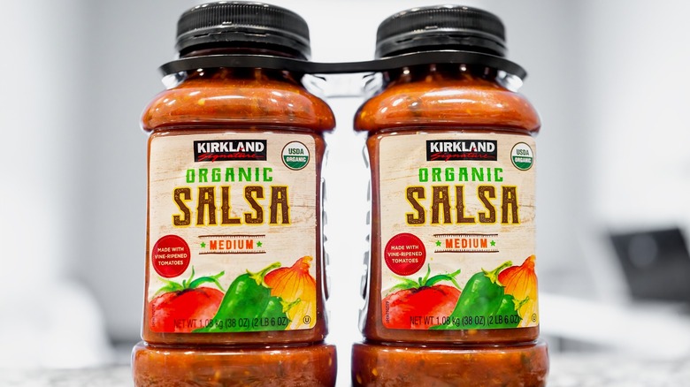 Two-pack of Costco Kirkland Signature Organic Salsa