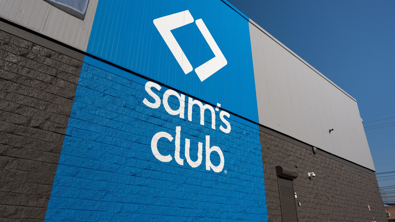Exterior of a Sam's Club store.