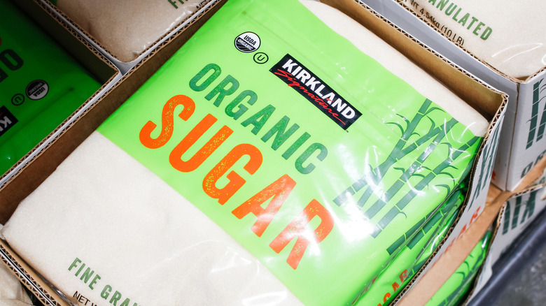 package of Kirkland Organic Sugar
