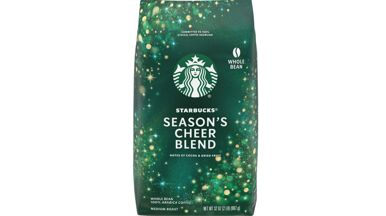 Bag of Starbucks Season's Cheer blend