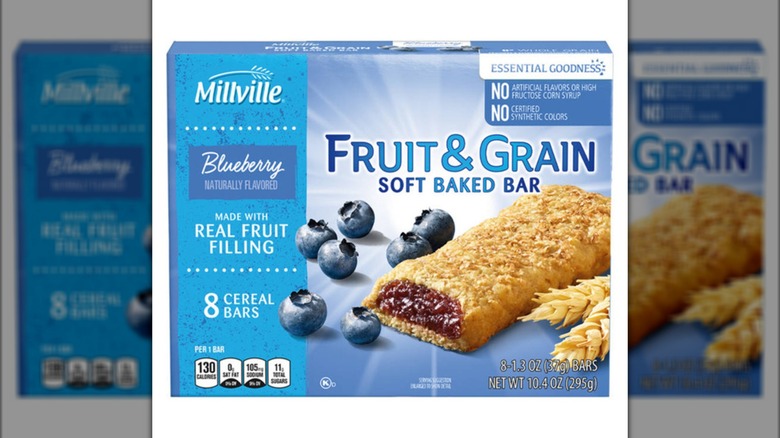 Millville Blueberry Fruit & Grain Cereal Bars