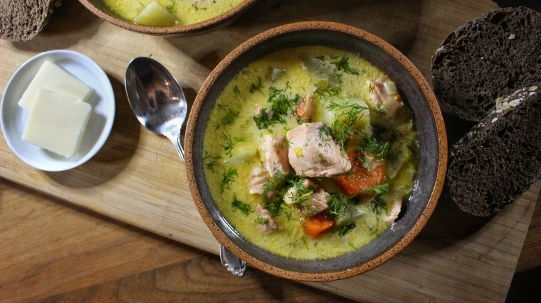 bowl of lohikeitto