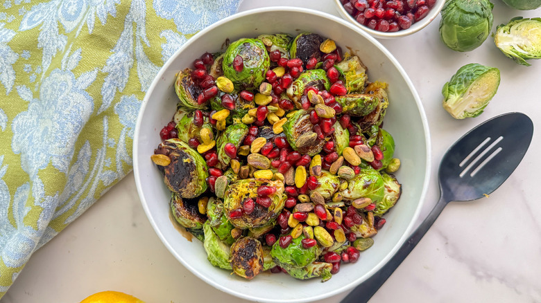 bowl of brussels