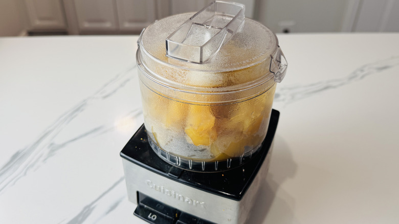 Applesauce in a food processor