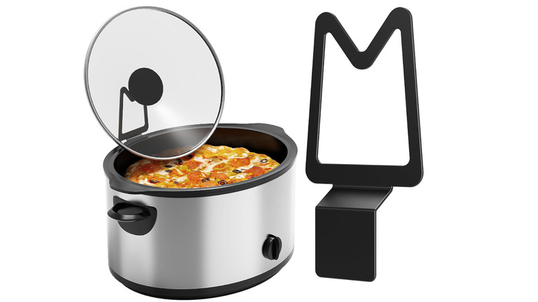 Slow cooker lid holder fit for Crockpot
