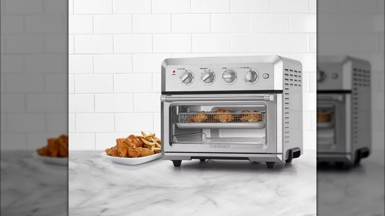 Air fryer toaster oven with chicken wings